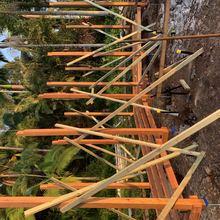 Pergola framing, view 3