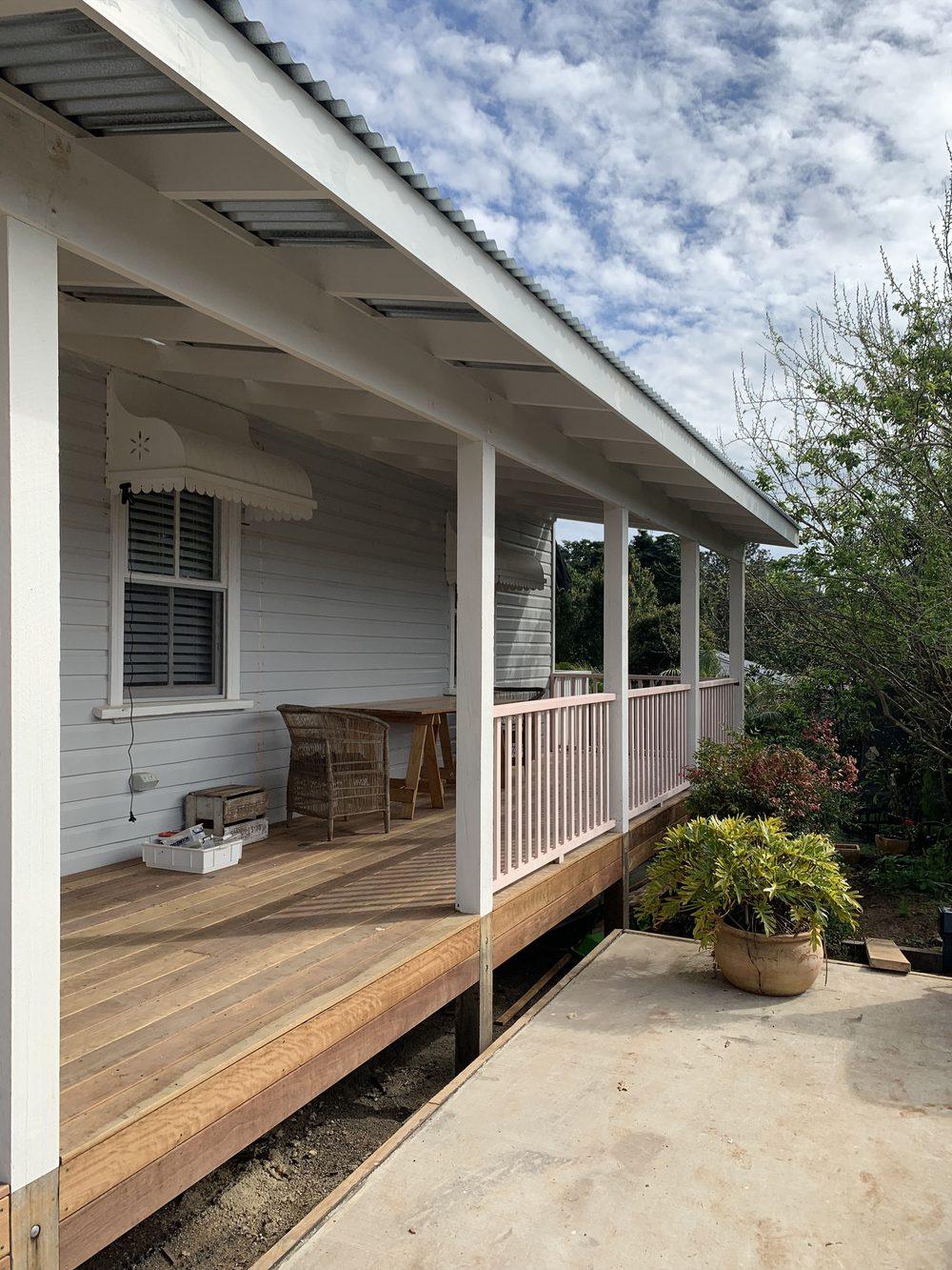 Verandah deck and porch of a renovated Queenslander